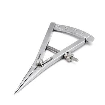

DIY Hand-Made Leather Tool Stainless Steel Mini Tool Line Divider Scale 0-20mm Automatic Locking / Screw Locking