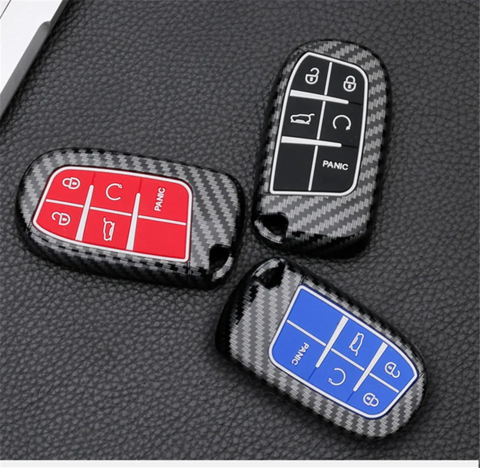 Cover custodia chiave auto per Jeep Renegade Compass Grand Cherokee Per Chrysler 300C Wrangler Dodge - Hfb94362539a14e4f976ed9399114df33k