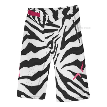 

Delicate Fox Motocross Zebra Shorts Motocross Street Moto Riding Motorcycle Riding Men's Defend Shorts