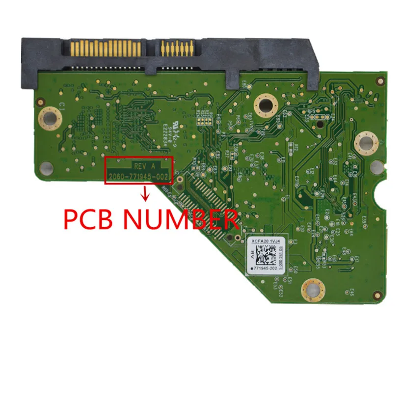 HDD PCB logic board circuit board 2060-771945-002 REV A 2060 771945 002 / 771945-F02 771945-E02 771945-H02 For WD 3.5 SATA