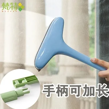 

Long-handled Window Brush No-disassembly and Washing Glass Cleaner Household Dust Removal Cleaning Brush Scraping Screen Window