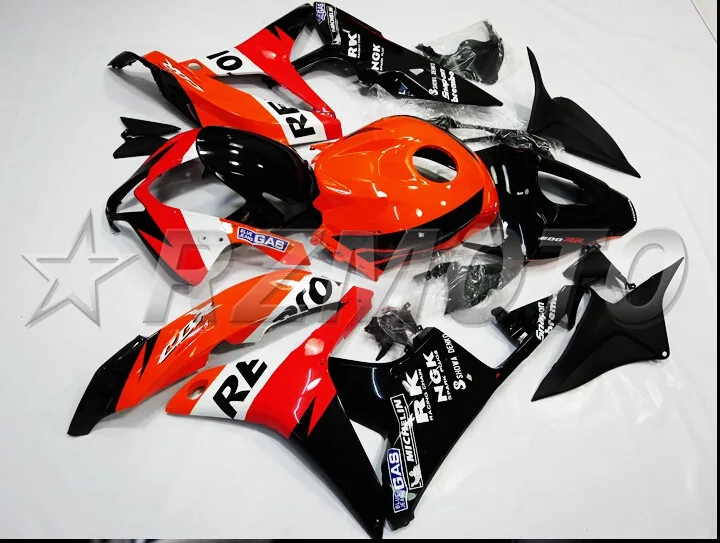 Топ впрыска ABS мотоцикл полный комплект обтекателя подходит для Honda CBR600RR 07 08 F5 2007 2008 Обтекатели на заказ repsol