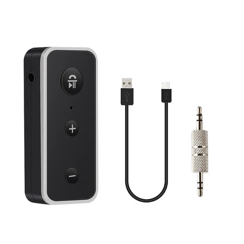 TOSPRA мини Bluetooth гарнитура автомобильный комплект разъем AUX аудио MP3 Bluetooth приемник Динамик Наушники Адаптер для iphone вызов