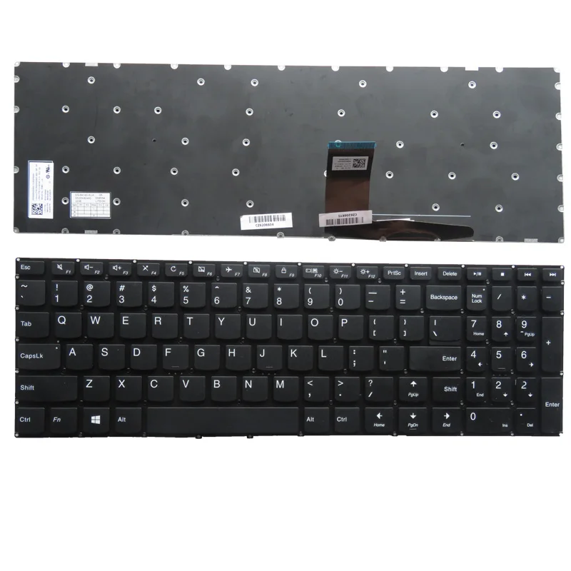 Клавиатура для ноутбука Lenovo 510-15IKB V310 510S V110-15ISK 15IAP 15IBR E52-80 английская раскладка |