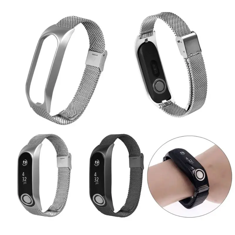 Unisex Stainless Steel Magnetic Watchband Wrist Strap Replacement for Tomtom Touch Smart Watch Accessories