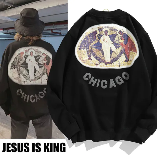 JESUS IS KING "Chicago" Hoodie Men Women 1