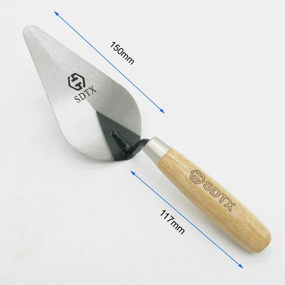 6 inch Brick Trowel for building brick walls with cement and mortar Brickwork Trowel