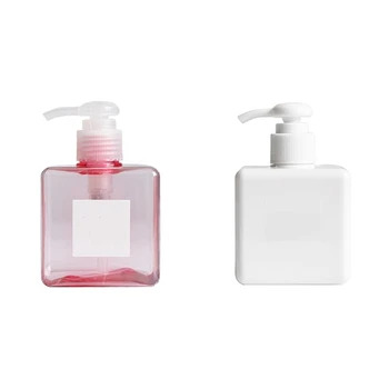 

1PC 250ml Plastic Refillable Bottle Empty Packing Press Refillable Bottle For Lotion Shampoo Cosmetic Squeeze Containers