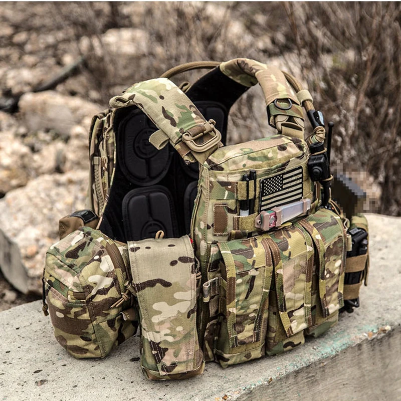 CommandoAVSMBAVPlatePouchSetTacticalVestAirGunShooting