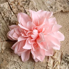  6pcs 14cm high-end artificial flower dahlia wedding party home decoration silk flowers Manual DIY 