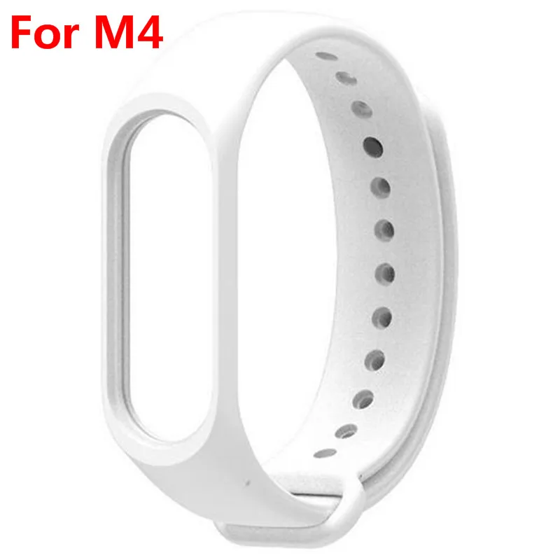 For Xiaomi Mi Band 4 Умный Браслет для xiaomi mi Band 3 4 спортивный ремешок часы силиконовый ремешок для xiaomi mi band 3 4 браслет mi band 4 3 ремешок - Цвет: For Xiaomi Mi Band 4