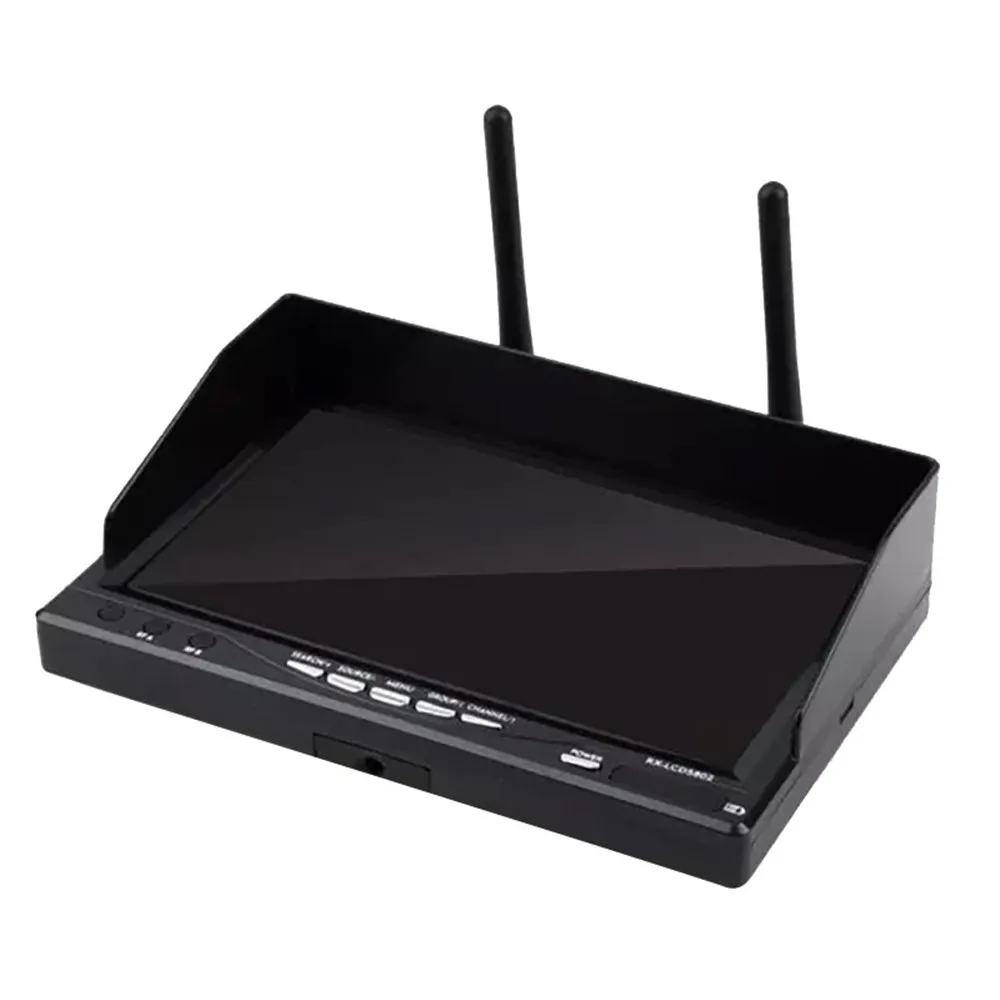 RX-LCD5802 All-in-one 7 inch White Edition 40ch Diversity 5.8GHz FPV Wireless Monitor with Built in Battery and OSD |