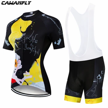 

CAWANFLY Quick Dry Women Cycling Jersey Cycling Clothing/Bike Sports Clothing Ropa Ciclismo Large Size Ciclista Feminine