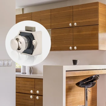 

10Pcs for Camper Car Push Lock 20Mm Rv Caravan Boat Motor Home Cabinet Drawer Latch Button Locks for Furniture Hardware