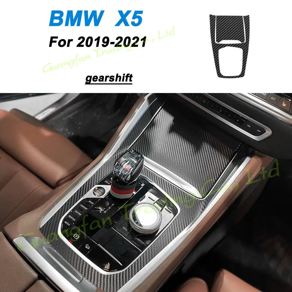 Auto Zubehör Neue 5D Carbon Faser Aufkleber Für BMW X5 F15 G05 2014-2021  Innen Zentrale Steuerung Panel Decoratendle - AliExpress