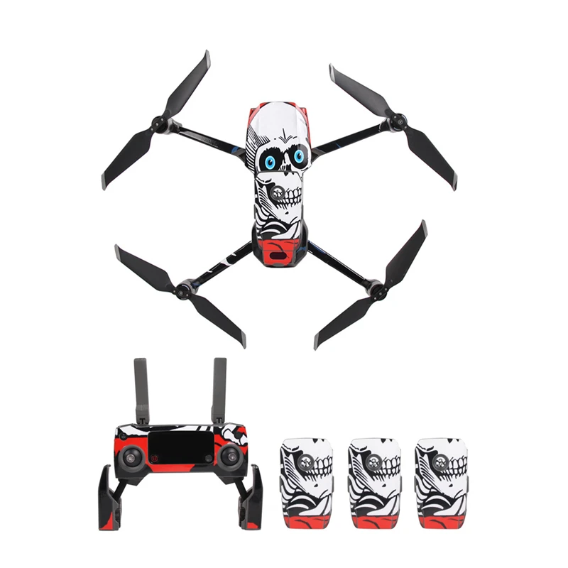 8 Для DJI Mavic 2 ZOOM sticker Mavic 2 Pro Drone Body sticker пустынный камуфляж наклейки Кожа для DJI Mavic Pro 2 аксессуары - Цвет: 8