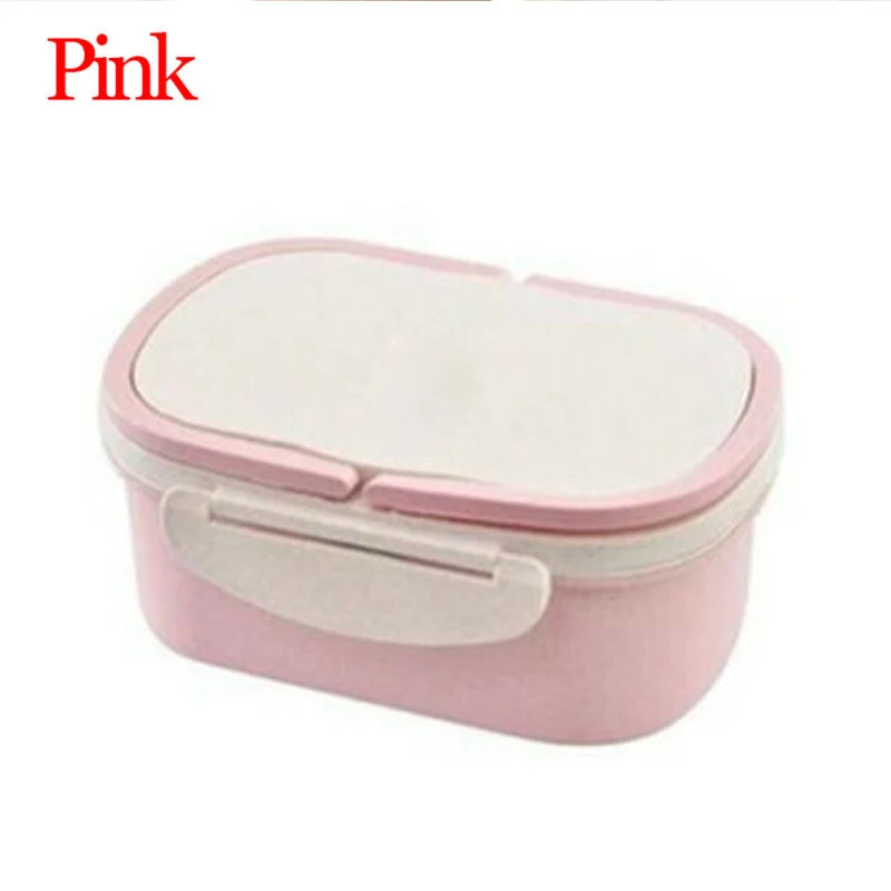 

Food Lunch Box 18.5x12.5x8cm Home Kitchen Foods Boxes Portable Picnic Microwave Bento Snack Fruit Storage Container