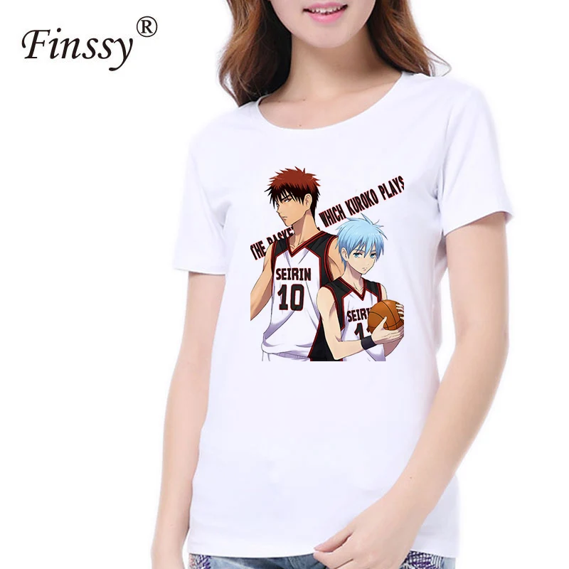 Kuroko no Basket куроко футболки Тецуя аниме печатные футболки короткий рукав футболки Кагами Тайга повседневные летние женские топы женщина