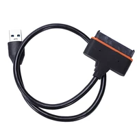 ל sata כבל USB 3.0 ל SATA, USB 3.0 כדי 2.5 אינץ SATA III כונן קשיח כבל מתאם עם UASP תואם עבור 45 ס"מ 2.5 אינץ HDD ו SSD (3)