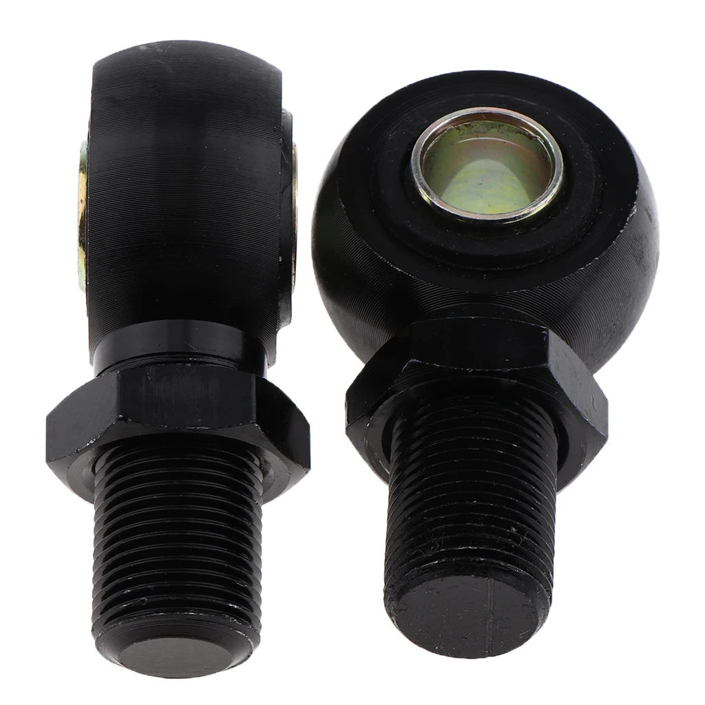 One Pair Eye Adapter Eye End for Motorcycle Scooter Shock Absorber 12mm Black