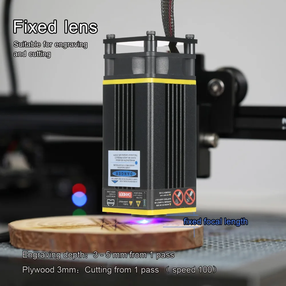 Upgrade 30W Lasermodul Laserkopf 450nm Blue Lase für Laserschneidmaschine U4P0 