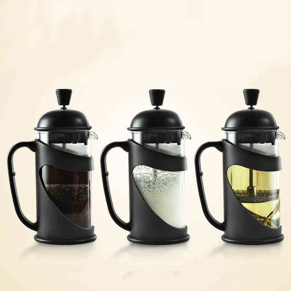 

French Pressure Pot, Coffee Pot, Glass Pot, Household Filter Pot, Tea Filter Pressure Coffee Pot, Hand Pot Set 350ml