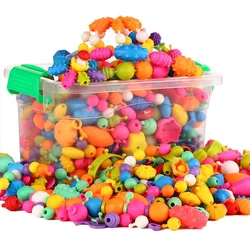 Set de juguetes de cuentas para niñas, de joyas con más formas Kit DE FABRICACIÓN, pulseras, juguetes para niñas de 8 y 10 años, 800 unids/lote