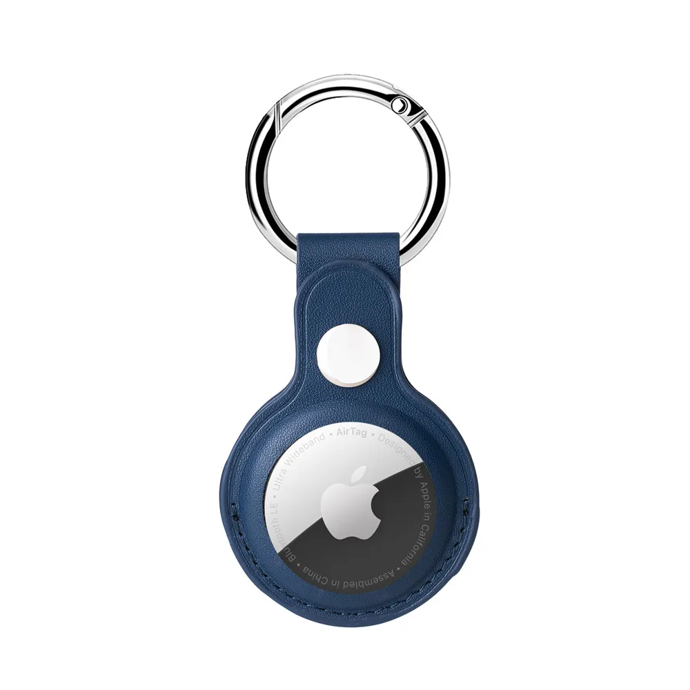 2020 new For AirTags Cover  Leather Protection Anti-Lost Protective Case For Apple Locator Tracker Cover