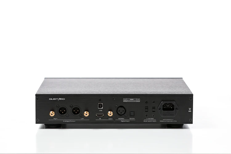 Новое поступление GUSTARD DAC-X26 DAC двойной ES9038PRO цифровая обработка сигналов, фазовая подстройка частоты родный сбалансированный декодер