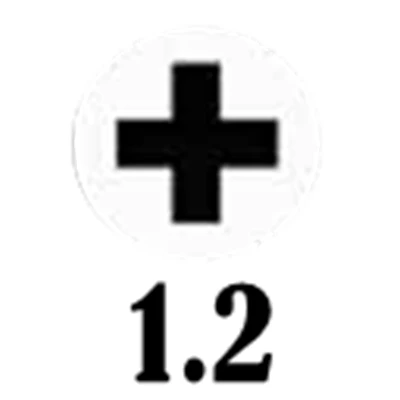 1.2mm Phillips 10 шт./пакет прецизионных отверток 5-звезды Pentalobe 1,2 для Apple macbook air Тетрадь Y000 T5 T6 Phillips 1,2 1,5 2,0 с прорезями - Цвет: 1.2mm Phillips