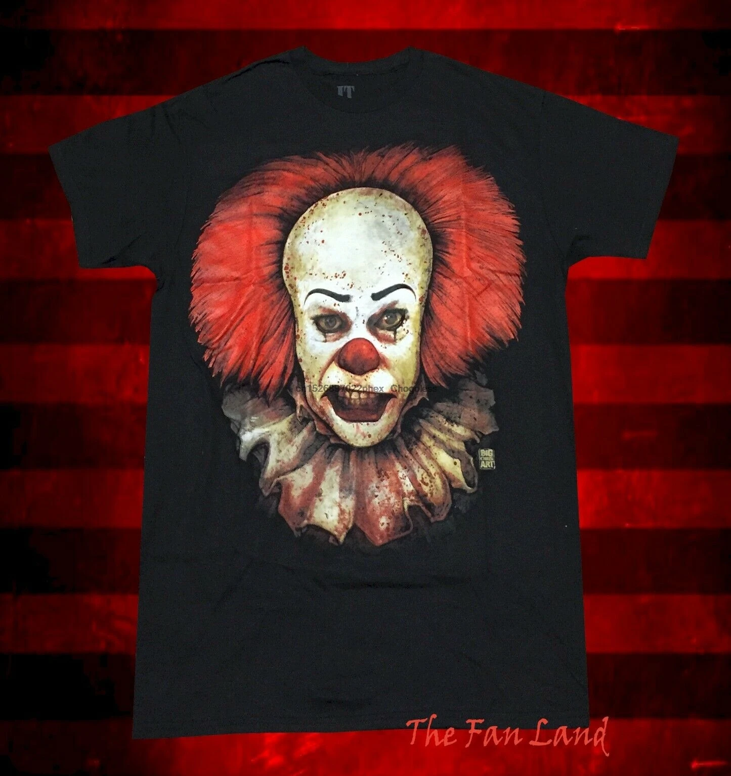 Новая мужская Винтажная Футболка IT Pennywise Stephen King | Мужская одежда