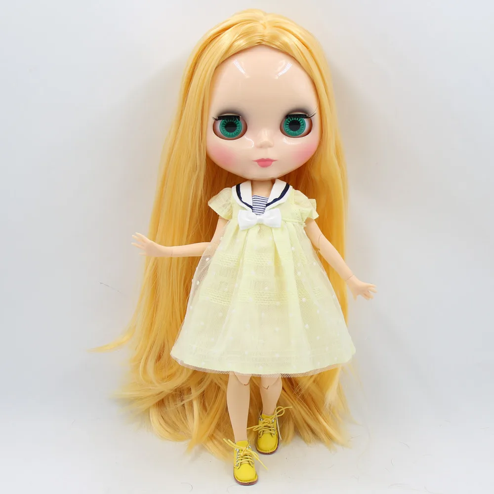 Одежда для 1/6 Blyth doll, милое газовое платье с бантом и вырезом, подарок для девочки, ледяная игрушка BJD