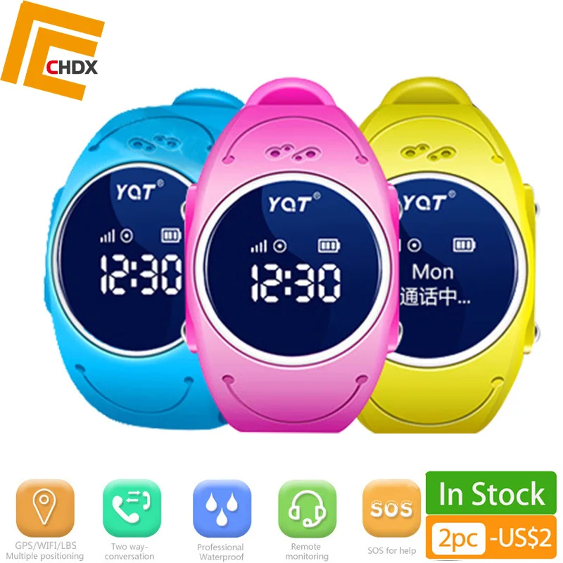

CHDX GPS Child Smart Watch Kids Phone Position Children Watch SOS Waterproof Kids GPS Watch Gift