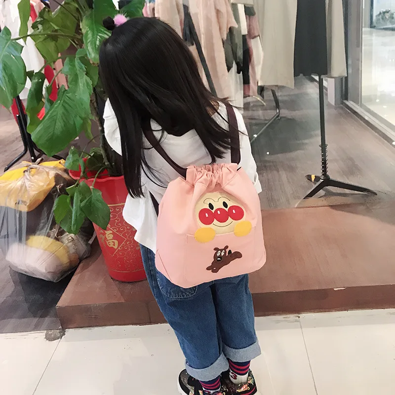 

Training School Gift New Style Bread Superman Cute CHILDREN'S School Bags Canvas Anti Lost Cartoon Backpack