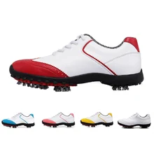 TaoBo/PGM; женская обувь для гольфа; супер-волоконная Водонепроницаемая ультра-скользкая обувь с шипами; губчатая подошва; Размеры 35-40