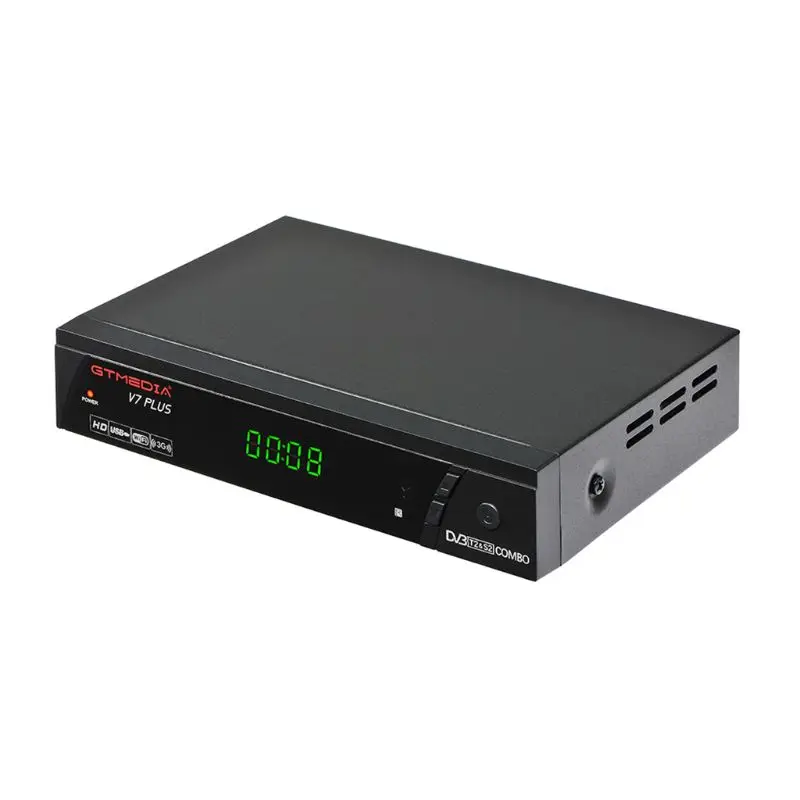 GTMEDIA V7 PLUS с бесплатной Cccam Clines 1 год Испания Европа DVB-T2 DVB-S2 рецептор H.265 спутниковый ресивер vs Freesat V7