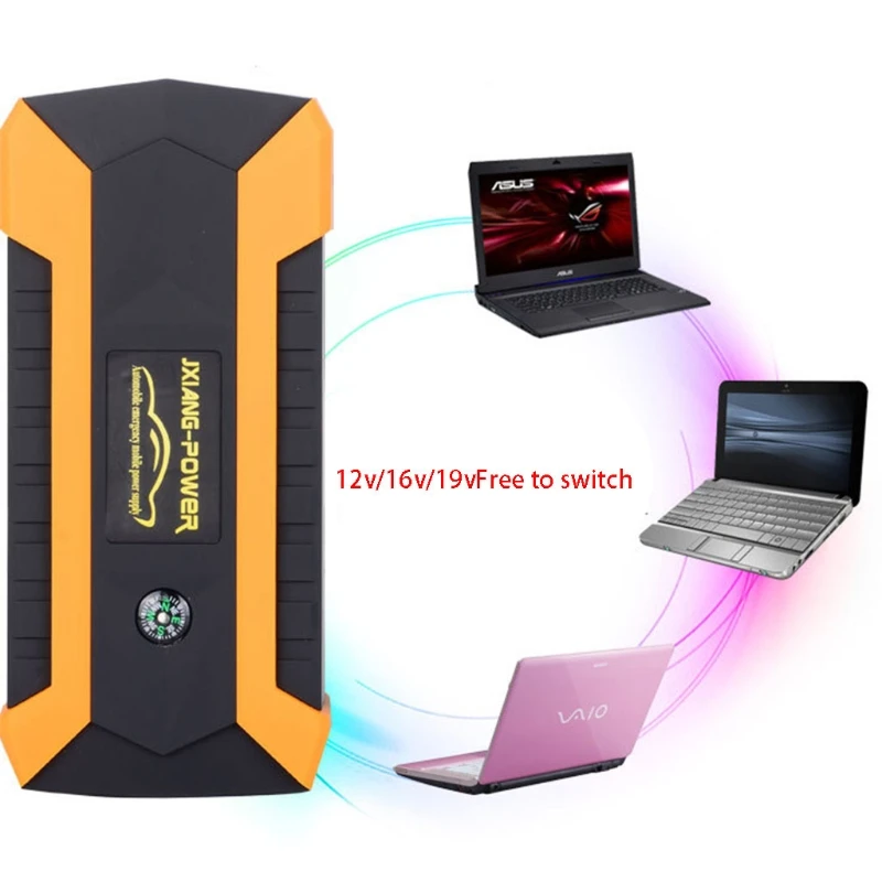  89800mAh 4 USB Portable Car Jump Starter Pack Booster Charger Battery Power Bank W91F