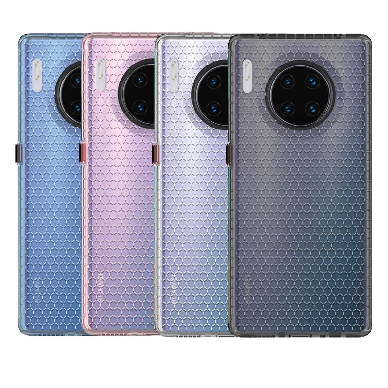

HuaWei Mate 30 Pro Case fashion Honeycomb soft Silicone Anti-fall protection Back Cover For HuaWei Mate 30 Pro Phone Case Cover