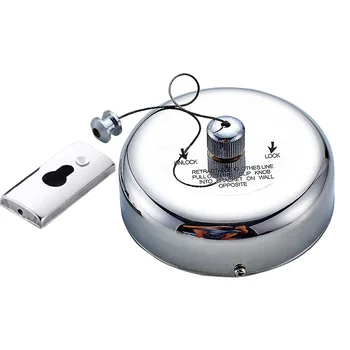 

304 stainless steel retractable clothes drying line cloth cord hotel bathroom accessories 2.8 M clothesline drying rack rope