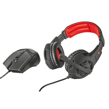 

Trust GXT 784 earphones Diadem black, red