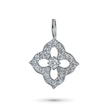 

Pendant in white gold with diamonds
