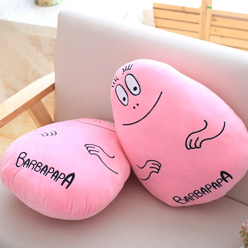 Франция классический Barbapapa Баба Папа Подушка Плюшевые игрушки Ulzzang Вышивка Подушка подарок на день рождения