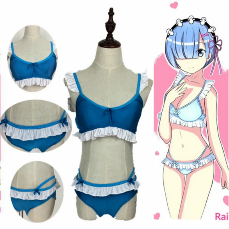 Аниме косплей для RamRem для Re: Zero Kara Hajimeru Isekai Seikatsu женское платье парики vestidos костюм бюстгальтер Набор Хэллоуин карнавал