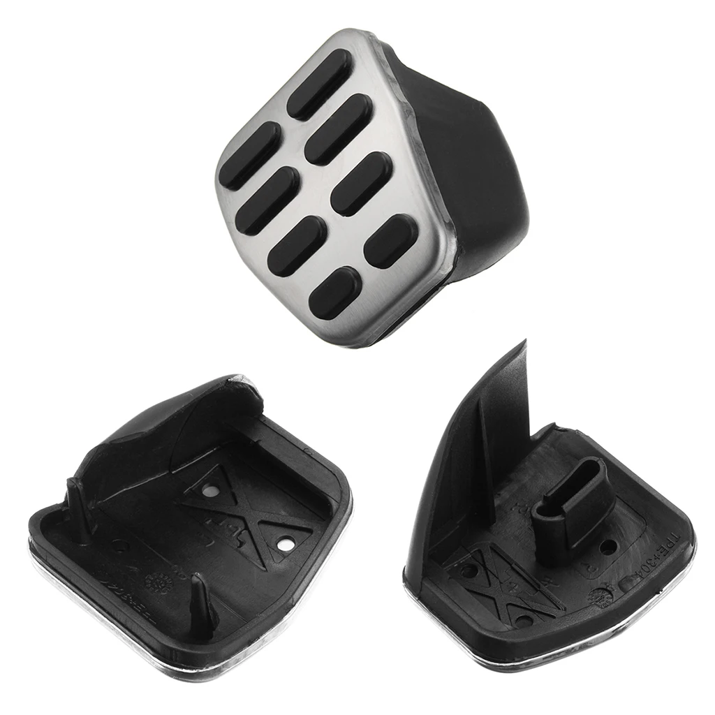 Stainless Steel Foot Rest Fuel Accelerate Brake Pedals for VW GOLF MK5 MK6