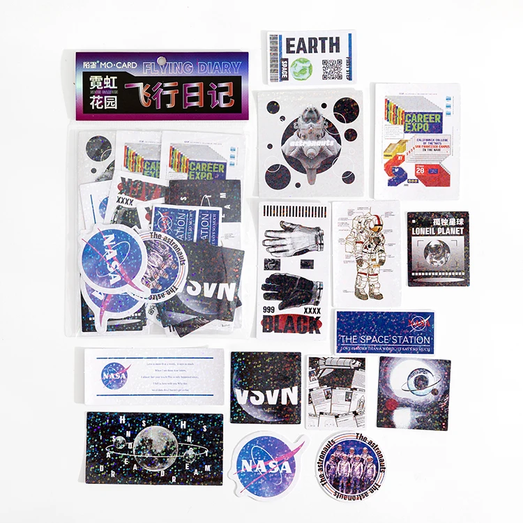 Nasa Sticker Pink  Bubble stickers, Aesthetic stickers, Cute laptop  stickers