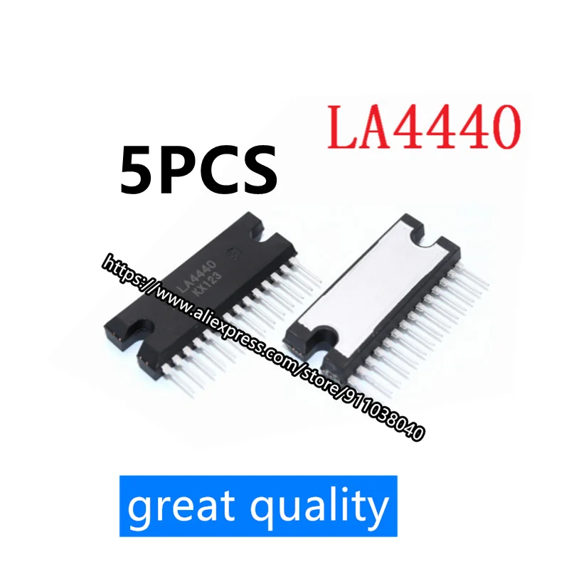 5 шт./лот Новый точечный Двухканальный аудио усилитель мощности LA4440 IC Однорядный