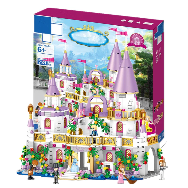 

Compatible Friends Heartlake City Princess Windsor Castle Set Educational DIY Model Building Block Bricks Toy for kids