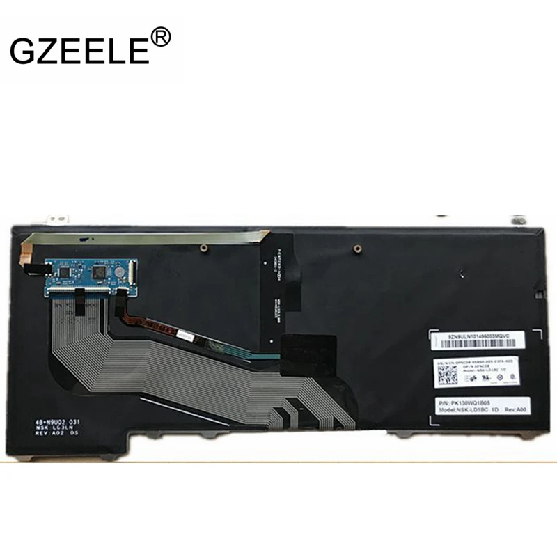 Клавиатура для ноутбука GZEELE US для DELL Latitude E5440 Y4H14 Клавиатура для ноутбука английская клавиатура