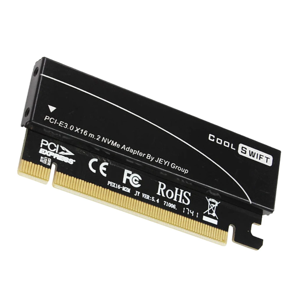 Переходник NVME M.2 на PCIe PCI Express X16 M2 Расширительная плата с радиатором | Компьютеры и