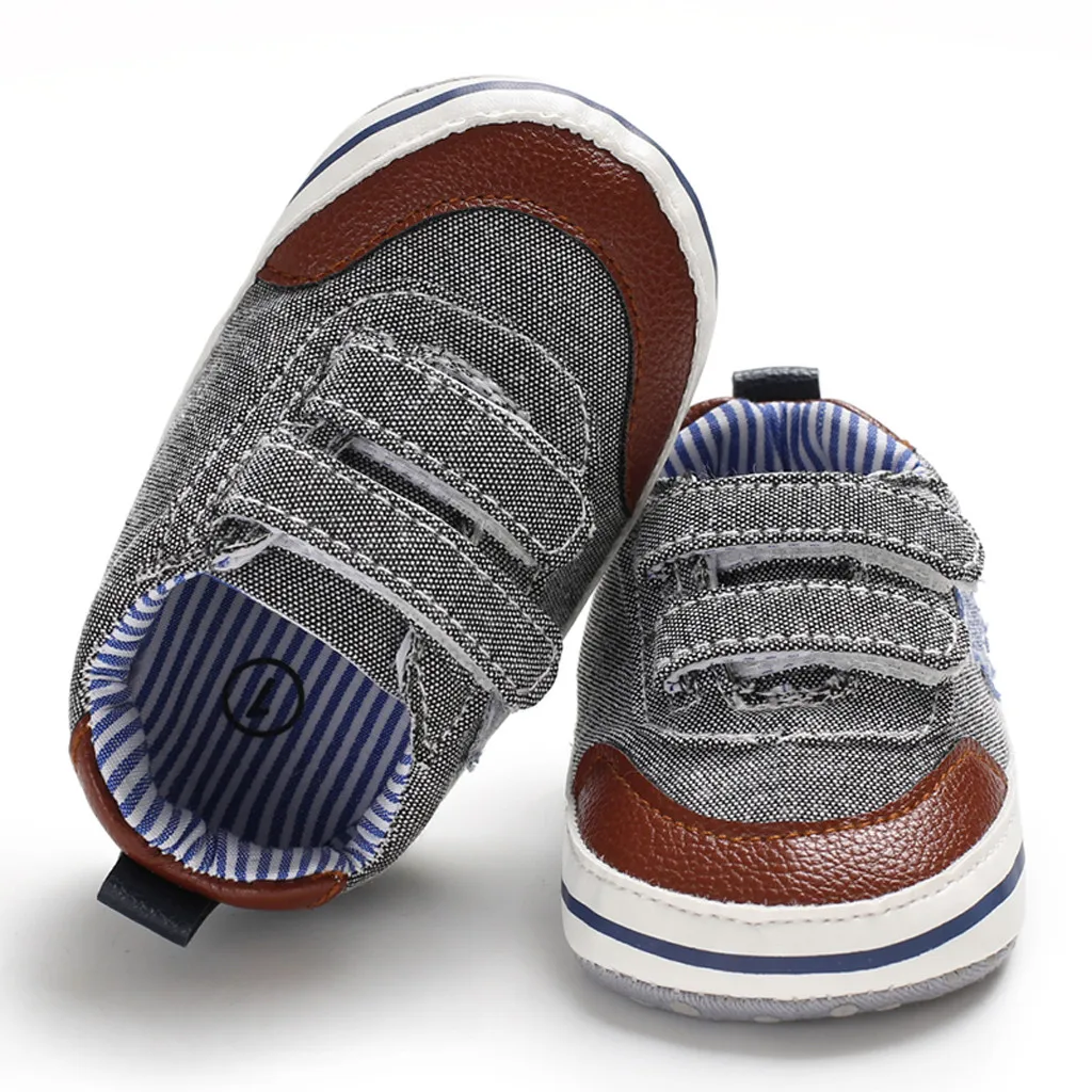 1 пара, детская обувь для малышей младенцев, для маленьких мальчиков, мягкая удобная подошва, парусиновая обувь со звездами, удобная парусиновая обувь